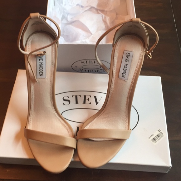 Steve Madden Shoes - Steve Madden Stecy Nude Heels